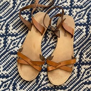 Madewell boardwalk sandals